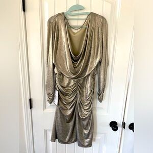 Vince camuto Silver/gold sparkle evening dress size 10